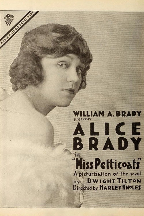 Movie poster for Miss Petticoats (1916)