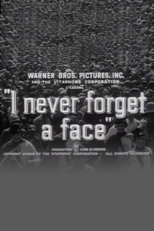 Movie poster for I Never Forget a Face (1956)