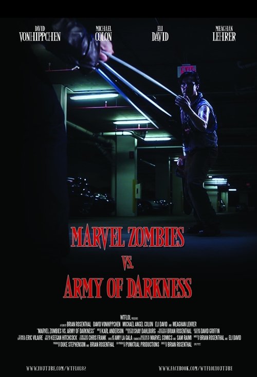 Movie poster for Ash vs. Marvel Zombies (2013)