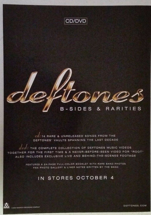 Movie poster for Deftones - B-Sides & Rarities DVD (2005)