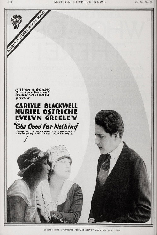 Movie poster for The Good for Nothing (1917)
