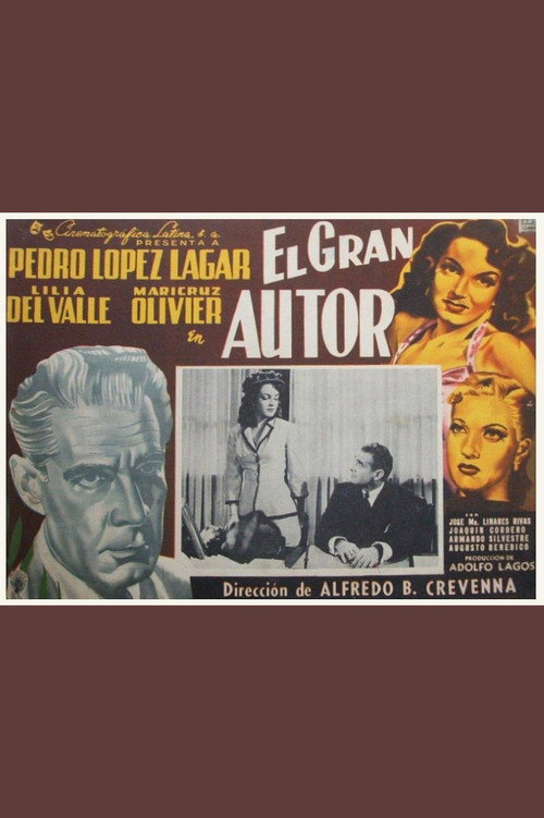 Movie poster for El gran autor (1954)