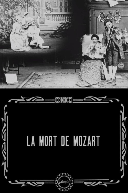 Movie poster for The Death of Mozart (1909)