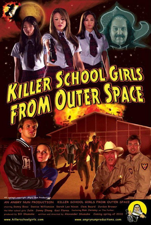 Movie poster for Killer School Girls from Outer Space (2011)