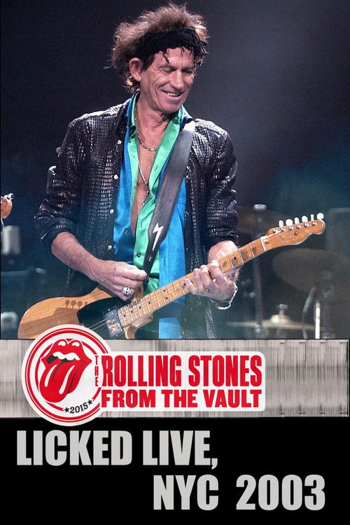 Movie poster for The Rolling Stones: Licked Live In NYC (2003)