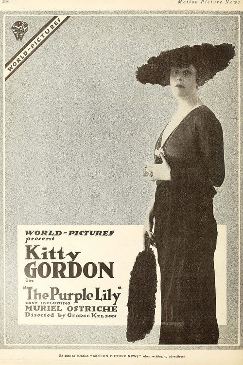 Movie poster for The Purple Lily (1918)