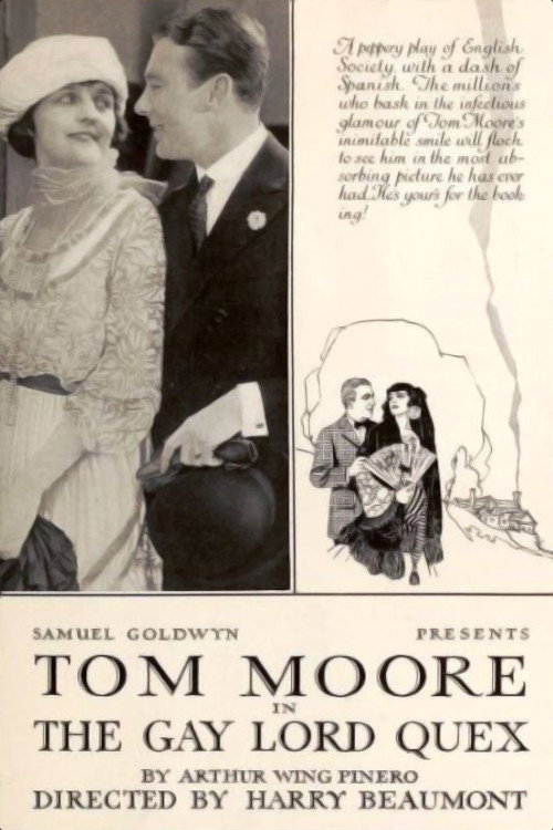 Movie poster for The Gay Lord Quex (1919)