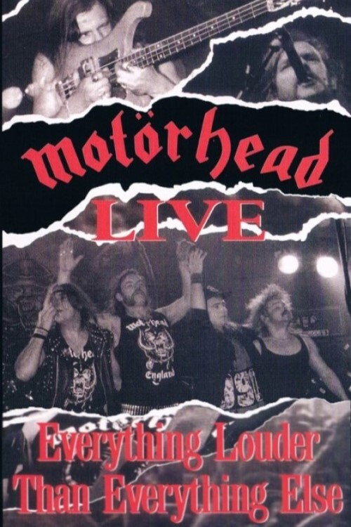 Movie poster for Motörhead - Everything Louder Than Everything Else (1991)
