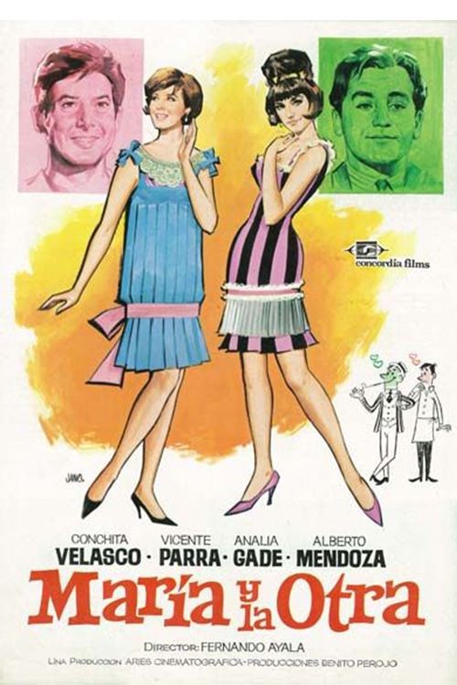 Movie poster for Las locas del conventillo (1966)