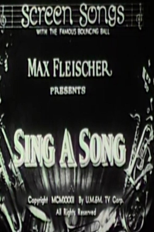 Movie poster for Sing a Song (1932)