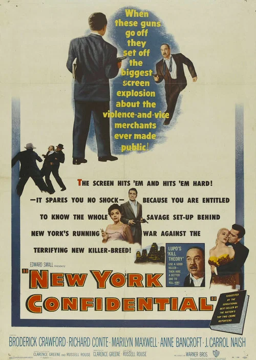 Movie poster for New York Confidential (1955)