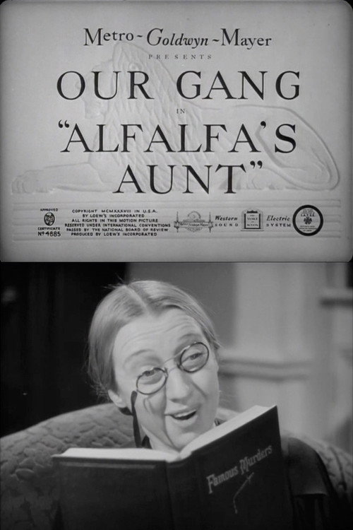Movie poster for Alfalfa's Aunt (1939)