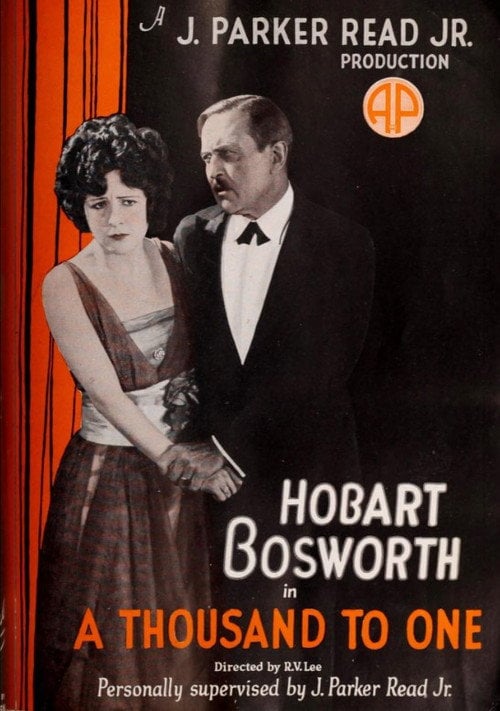 Movie poster for A Thousand to One (1920)