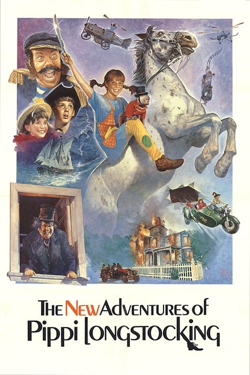 Movie poster for The New Adventures of Pippi Longstocking (1988)