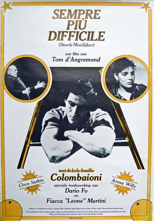 Movie poster for Sempre più difficile (1981)