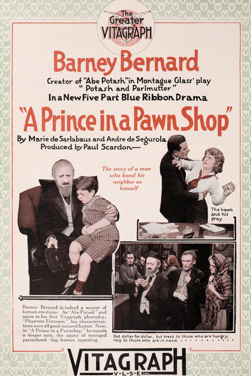 Movie poster for A Prince in a Pawnshop (1916)