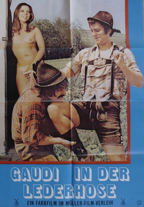 Movie poster for Gaudi in der Lederhose (1977)
