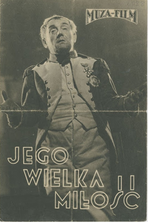 Movie poster for Jego wielka miłość (1936)