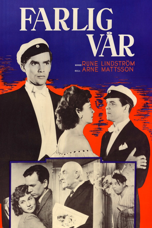 Movie poster for Farlig vår (1949)