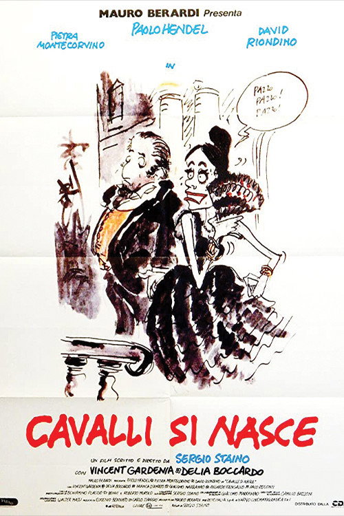 Movie poster for Cavalli si nasce (1989)