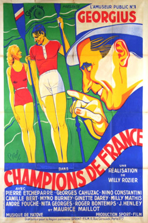 Movie poster for Champions of France (1938)