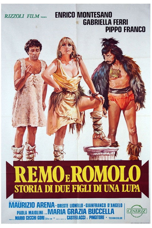 Movie poster for Romulus and Remus: The Story of Two Sons of a Wolf (1976)