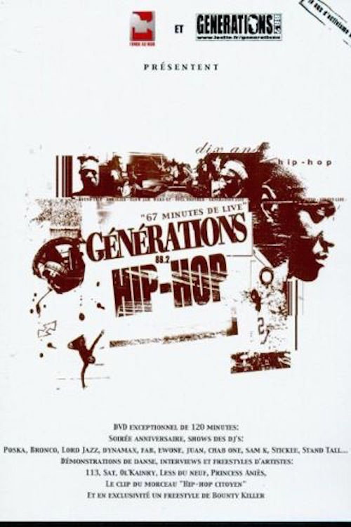 Movie poster for Générations Hip Hop (2003)
