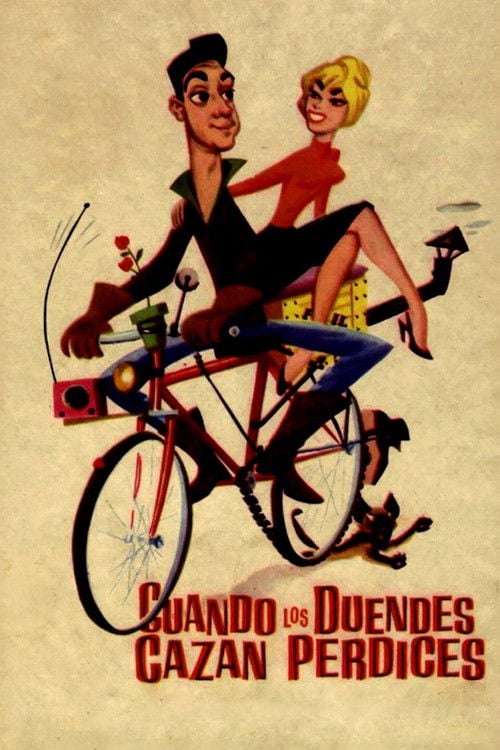 Movie poster for Cuando los duendes cazan perdices (1955)