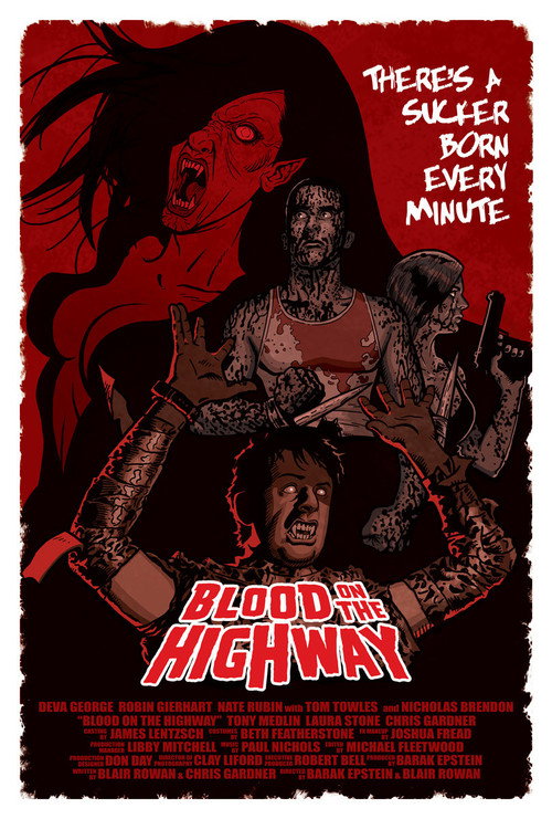 Movie poster for Blood on the Highway (2008)
