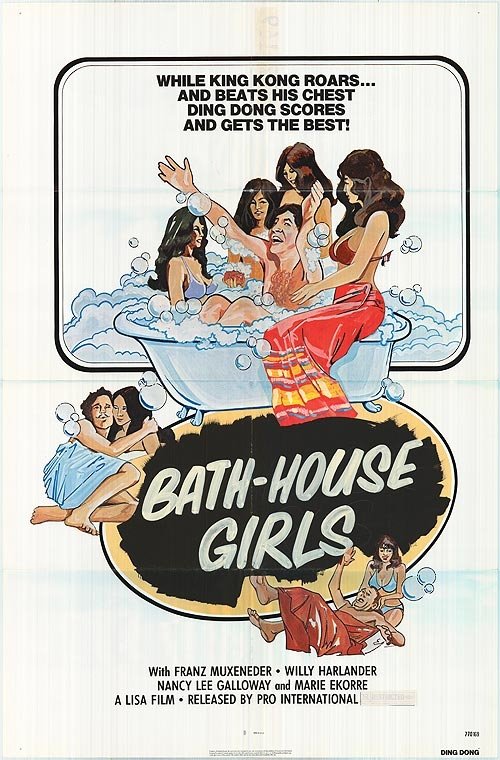 Movie poster for The Pussy in the Bathhouse (1976)