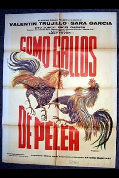 Movie poster for Como gallos de pelea (1977)