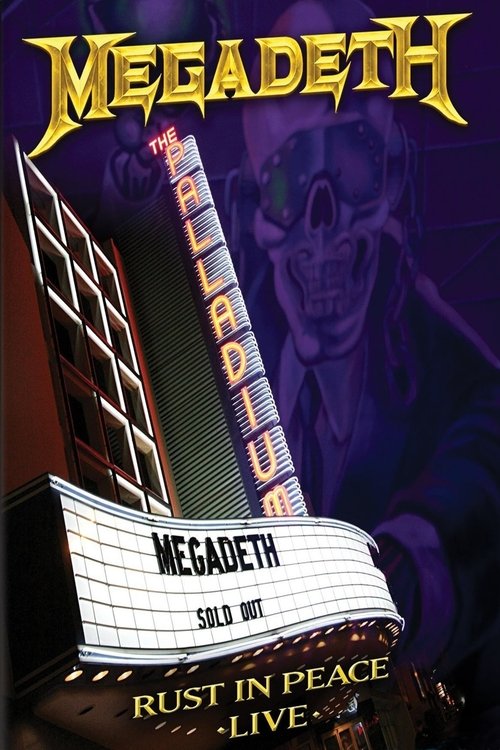 Movie poster for Megadeth - Rust in Peace Live (2010)