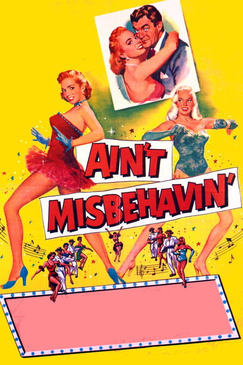 Movie poster for Ain't Misbehavin' (1955)