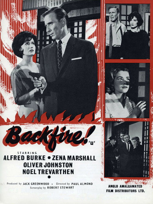 Movie poster for Backfire! (1962)