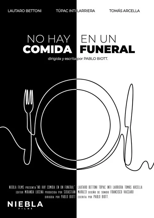 Movie poster for There Is No Food at a Funeral (2021)
