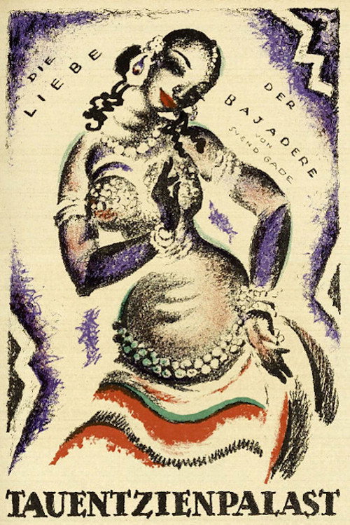 Movie poster for Die Liebe der Bajadere (1918)