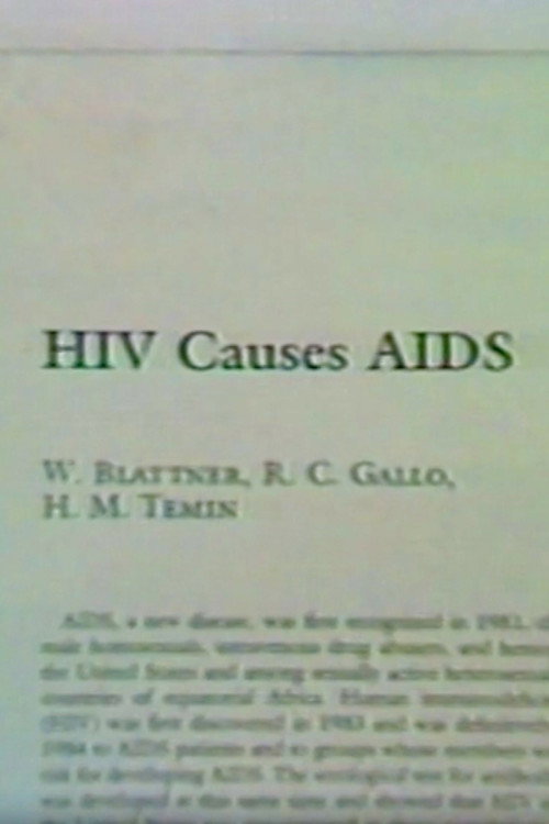 Movie poster for The Cause of AIDS: Fact & Speculation (1990)