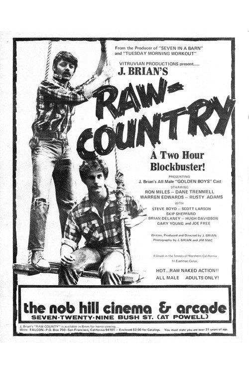 Movie poster for J. Brian's Raw Country (1976)