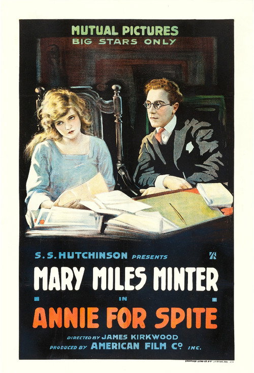 Movie poster for Annie-for-Spite (1917)