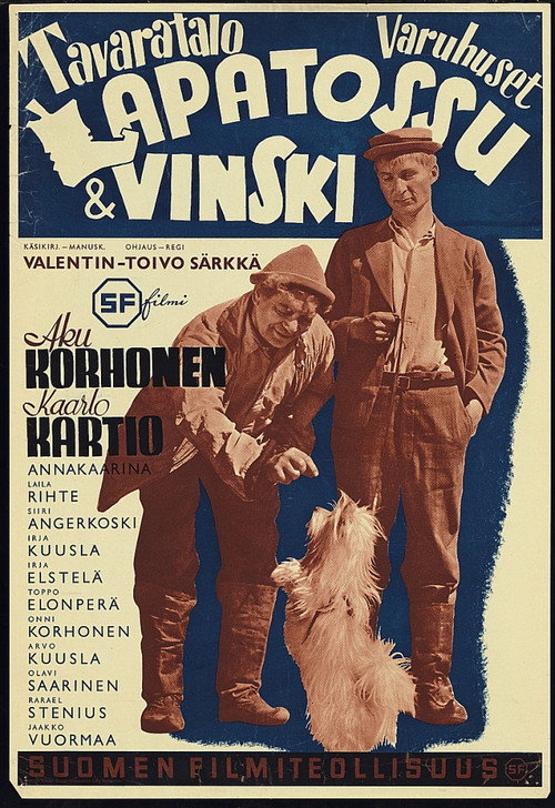 Movie poster for Tavaratalo Lapatossu & Vinski (1940)