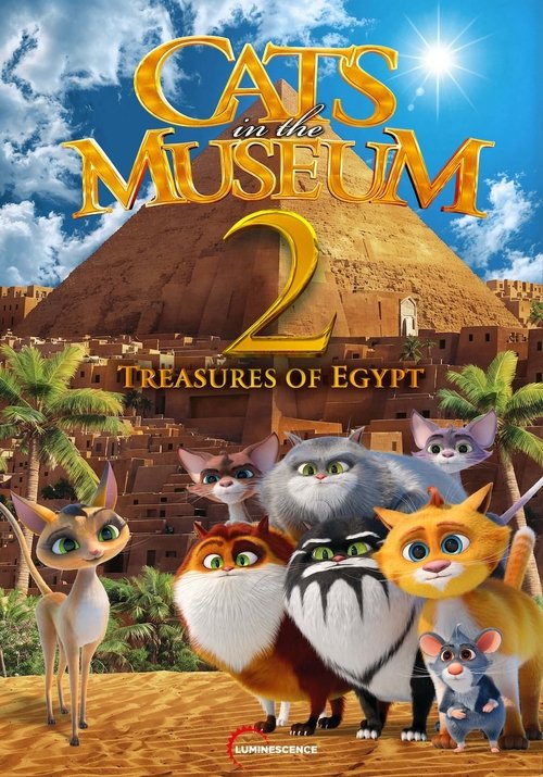 Movie poster for Cats in the Museum 2: Treasures of Egypt (2026)