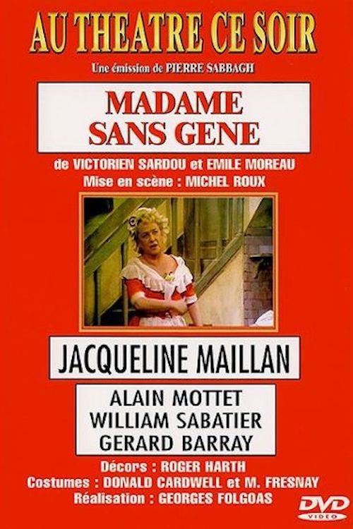 Madame Sans-Gêne poster
