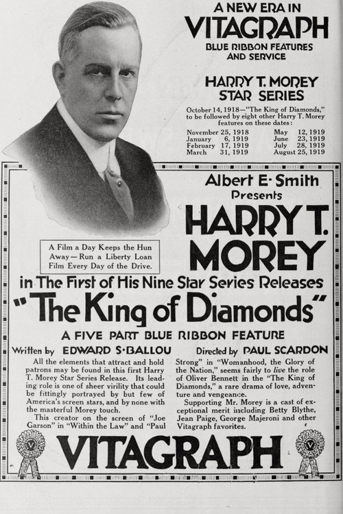 Movie poster for The King of Diamonds (1918)