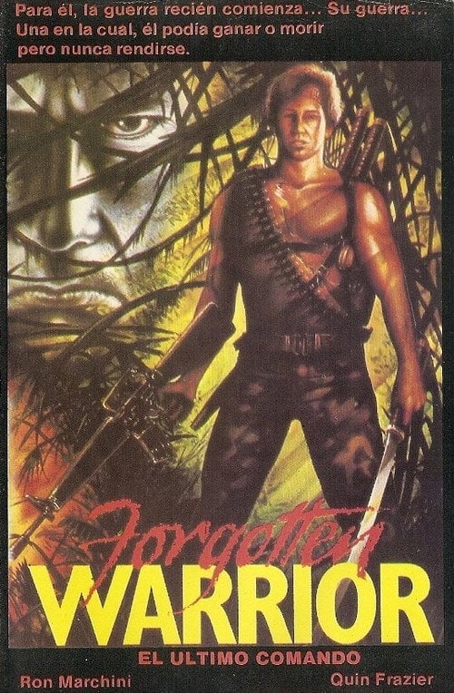 Movie poster for Forgotten Warrior (1986)
