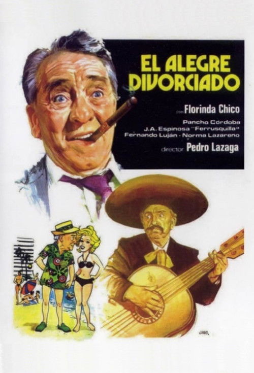 Movie poster for El alegre divorciado (1976)