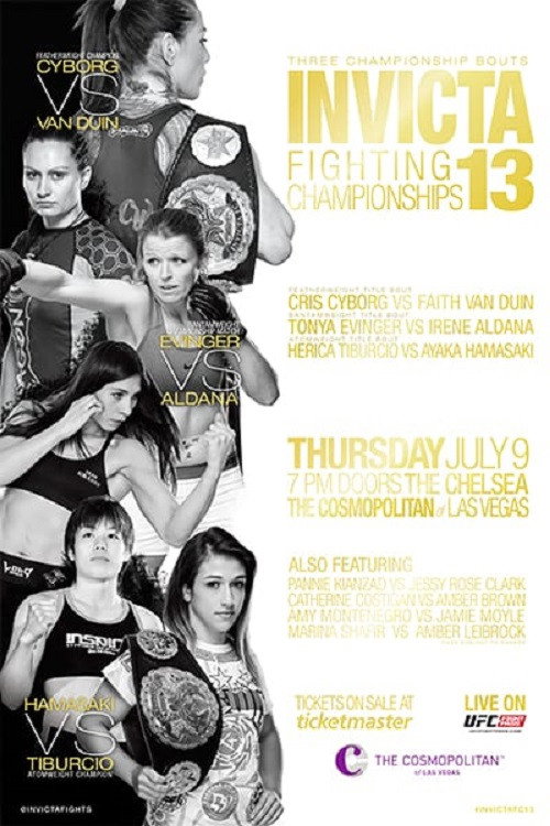 Movie poster for Invicta FC 13: Cyborg vs. Van Duin (2015)