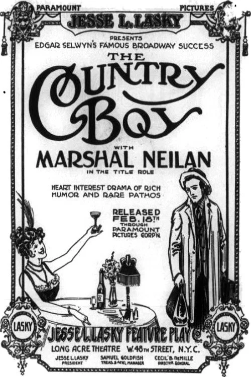 Movie poster for The Country Boy (1915)