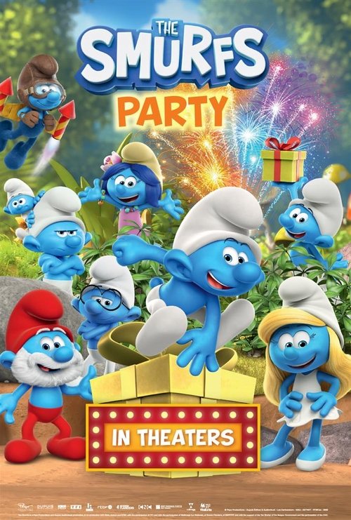 Movie poster for The Smurfs Party (2023)