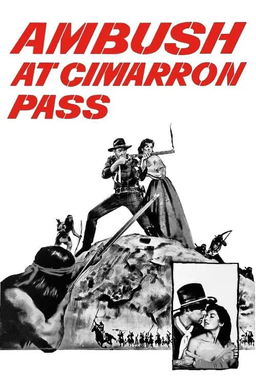 Movie poster for Ambush at Cimarron Pass (1958)