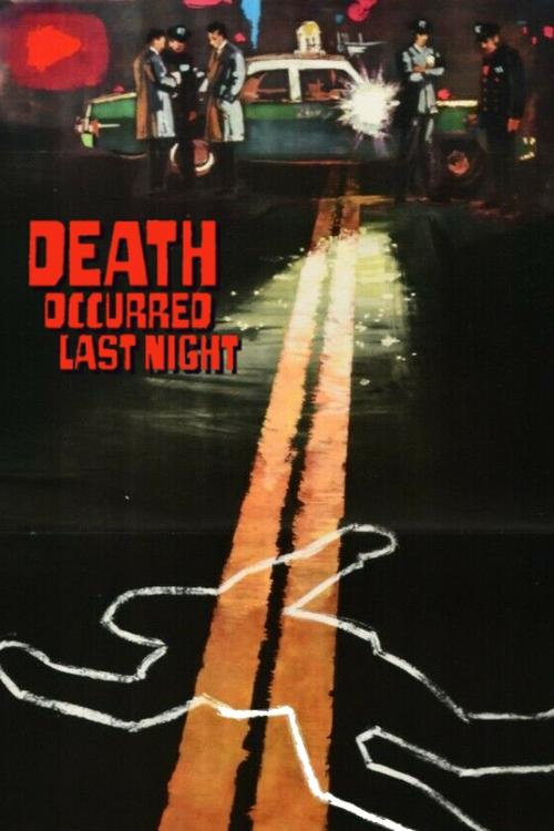 Movie poster for Death Occurred Last Night (1970)